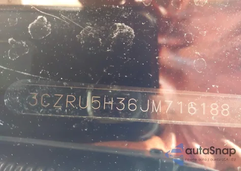 2018 Honda Hr-V Lx z USA, uszkodzony, nr VIN 3CZRU5H36JM716188